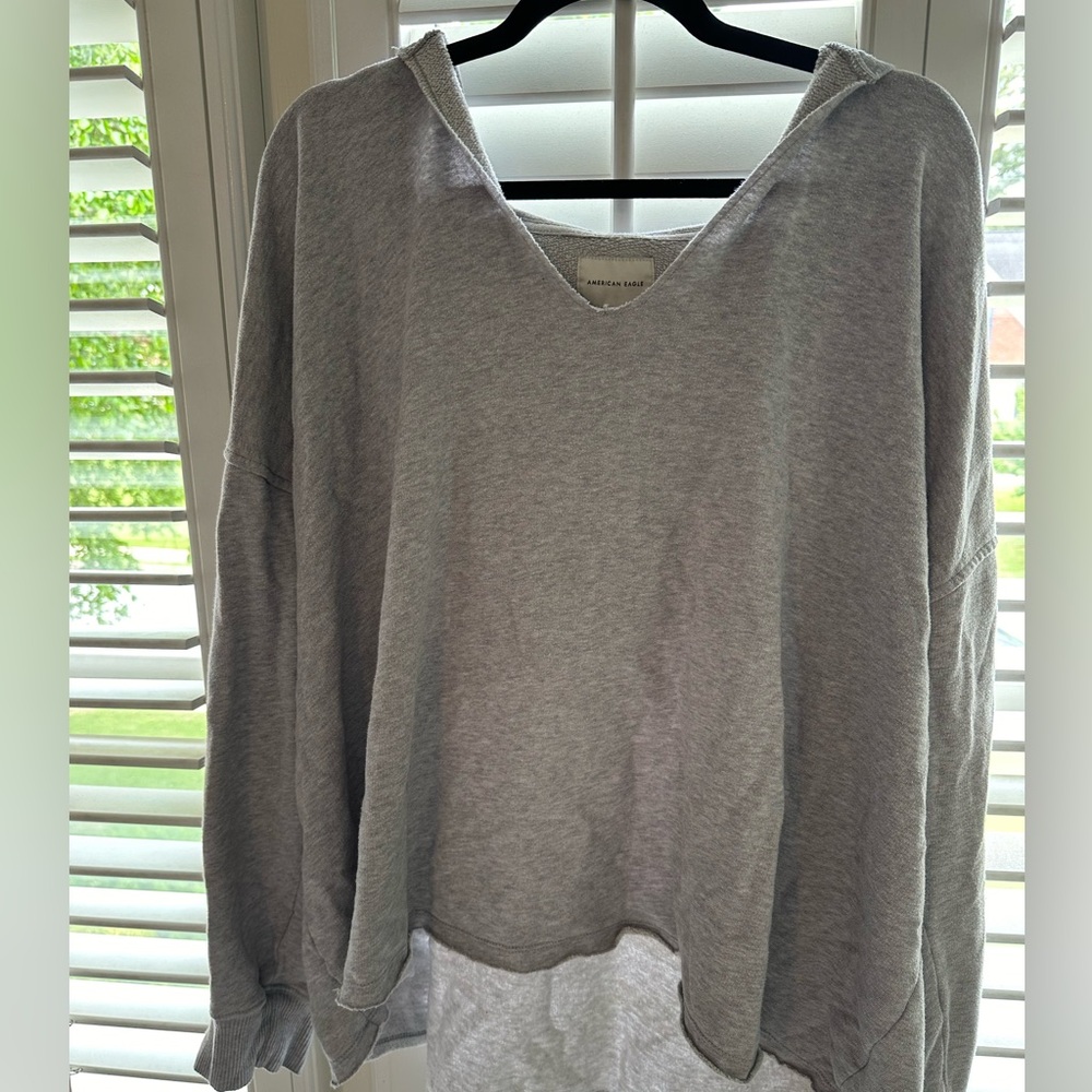 Light weight long sleeve with hood